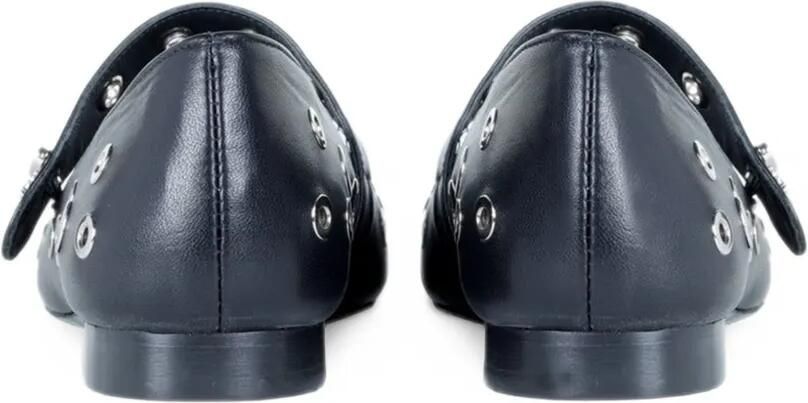 Roberto Festa stud-embellished strap ballet flats Zwart - Foto 3