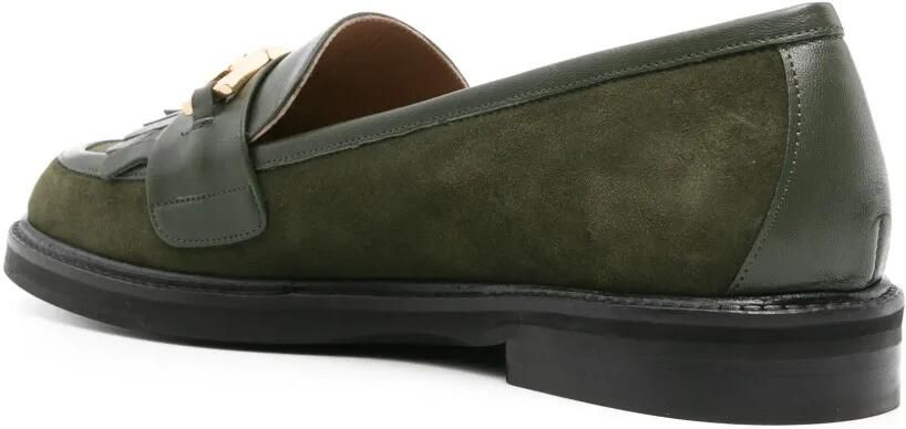 Roberto Festa Suède loafers met kwastje Groen - Foto 3