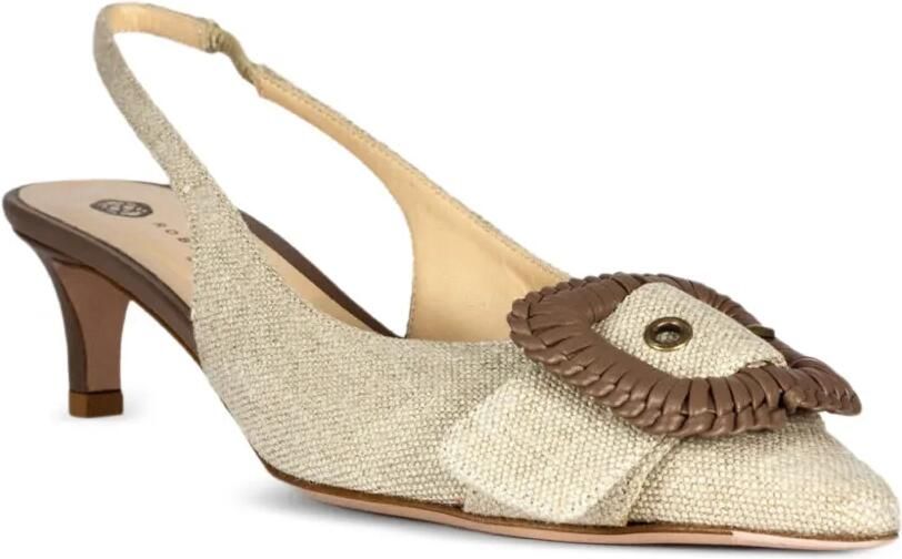 Roberto Festa Vega slingback pumps Beige - Foto 3