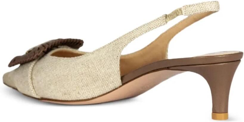 Roberto Festa Vega slingback pumps Beige - Foto 4