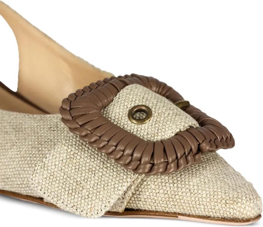 Roberto Festa Vega slingback pumps Beige - Foto 2