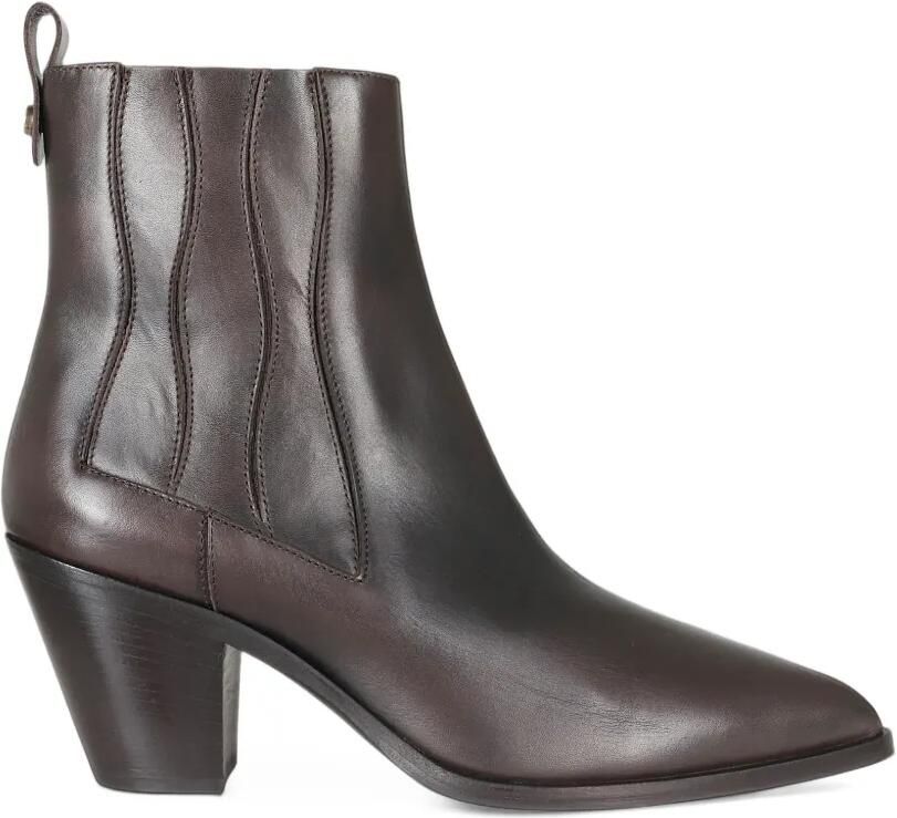 Roberto Festa Wendy wave-stitch leather boots Bruin