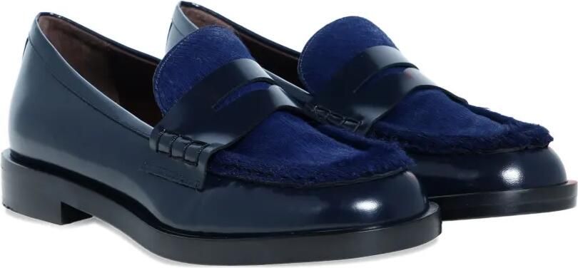 Roberto Festa Xander loafers van ponyleer Blauw - Foto 4