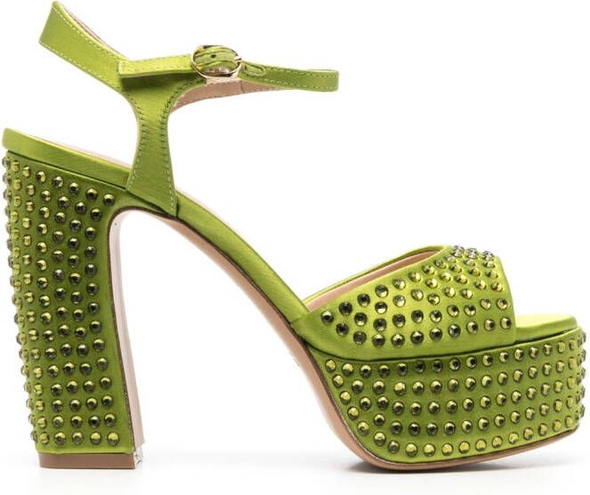 Roberto Festa Sandalen met spikes Groen