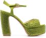 Roberto Festa Sandalen met spikes Groen - Thumbnail 1