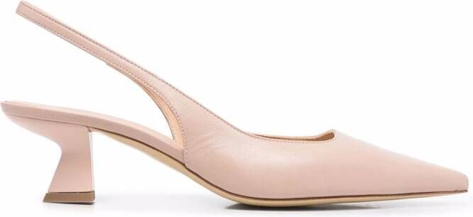 Roberto Festa Slingback pumps met puntige neus Roze