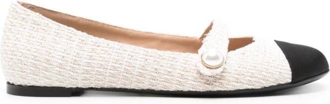 Roberto Festa Tweed ballerina's Beige