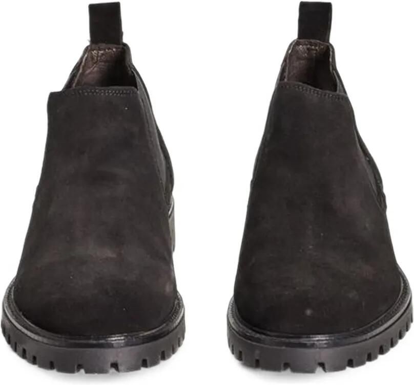 Roberto Pepe Luxury Chelsea lug-sole ankle boots Zwart - Foto 2