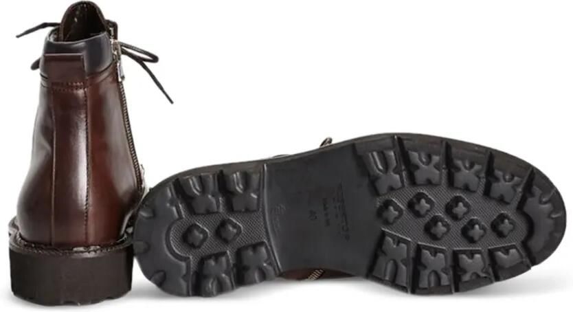 Roberto Pepe Luxury lace-up leather boots Bruin - Foto 4