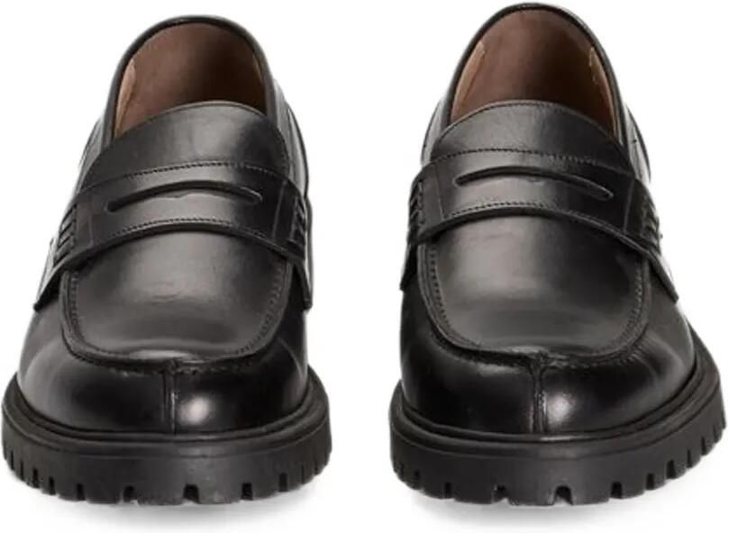 Roberto Pepe Luxury Leren loafers Zwart - Foto 2