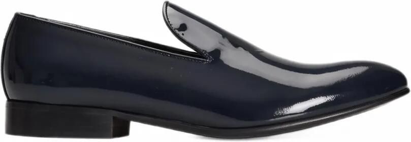 Roberto Pepe Luxury leather loafers Blauw