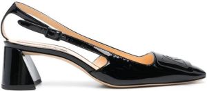 Rochas Pumps met vierkante neus Zwart