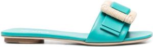 Rodo Muiltjes met gespdetail Blauw