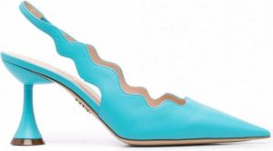 Rodo Leren pumps Blauw