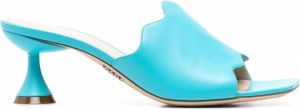Rodo Muiltjes van gewelfd leer Blauw