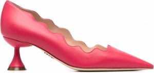 Rodo Pumps met gewelfde afwerking Roze