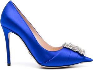 Rodo Pumps verfraaid met kristallen Blauw