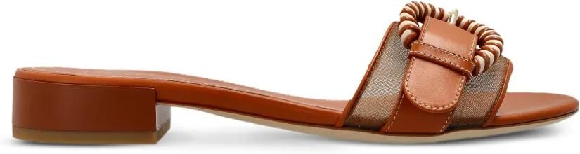 Rodo Sandalen met gespbandje Bruin