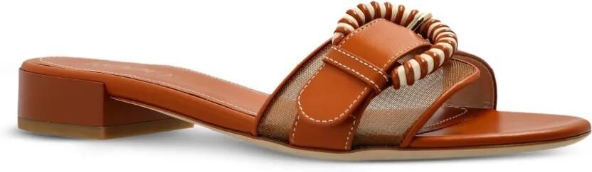 Rodo Sandalen met gespbandje Bruin - Foto 5