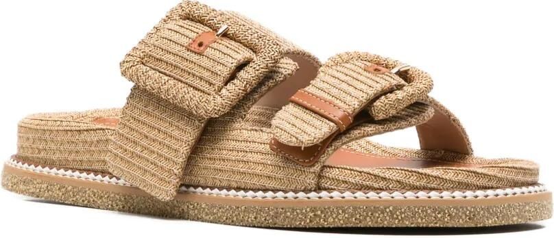 Rodo Sandalen met gespdetail Bruin - Foto 4