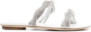 Rodo Verfraaide sandalen Wit