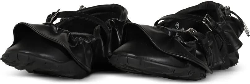 Rombaut Ballerina's met ruches en gesp Zwart - Foto 3