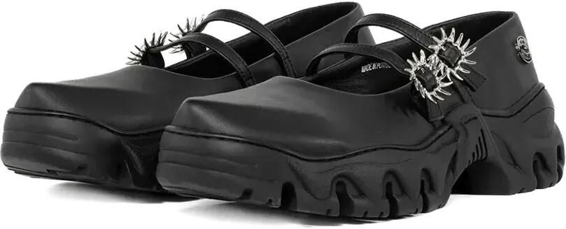 Rombaut Ballerina's verfraaid met spikes Zwart