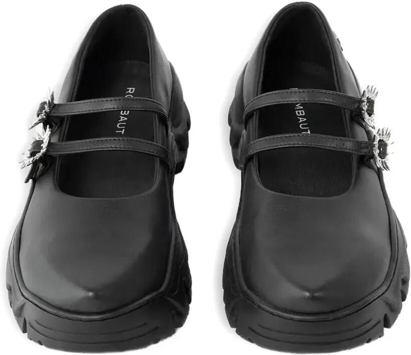 Rombaut Ballerina's verfraaid met spikes Zwart - Foto 2