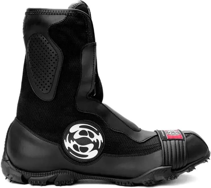 Rombaut Combat boots met mesh vlakken Zwart