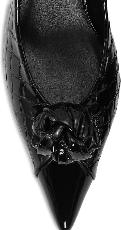 ROTATE BIRGER CHRISTENSEN Geknoopte slingback pumps Zwart - Foto 2