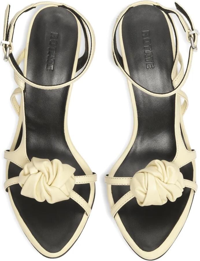 ROTATE BIRGER CHRISTENSEN Knots leren sandalen Beige - Foto 2