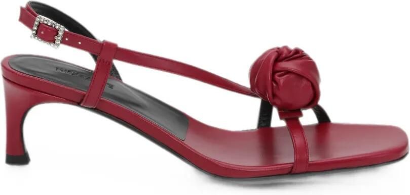 ROTATE BIRGER CHRISTENSEN Leren sandalen Rood