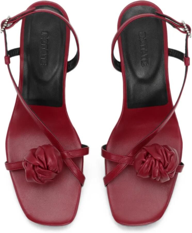 ROTATE BIRGER CHRISTENSEN Leren sandalen Rood - Foto 2