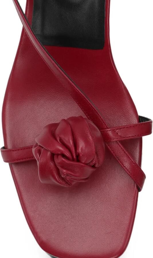 ROTATE BIRGER CHRISTENSEN Leren sandalen Rood - Foto 3