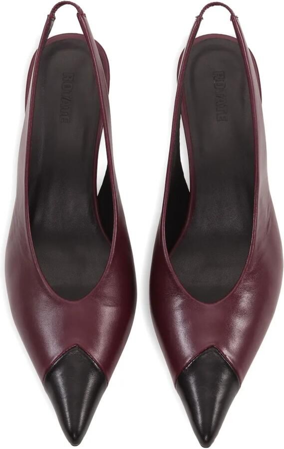 ROTATE BIRGER CHRISTENSEN Leren slingback pumps Rood - Foto 3