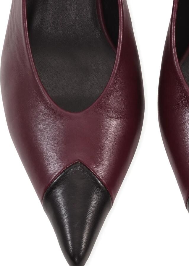 ROTATE BIRGER CHRISTENSEN Leren slingback pumps Rood - Foto 2