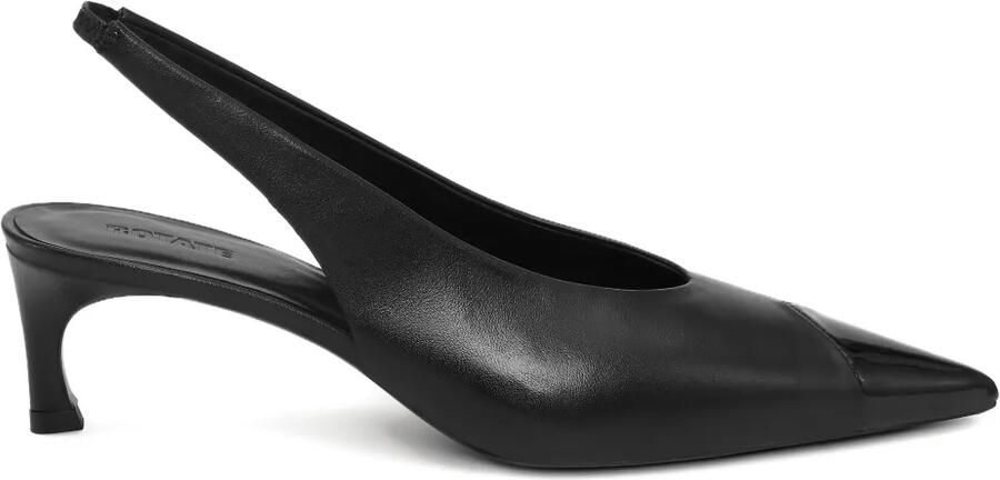 ROTATE BIRGER CHRISTENSEN Leren slingback pumps Zwart