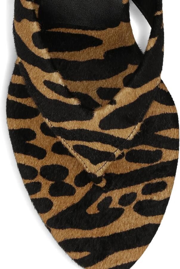 ROTATE BIRGER CHRISTENSEN Muiltjes met dierenprint Beige - Foto 3