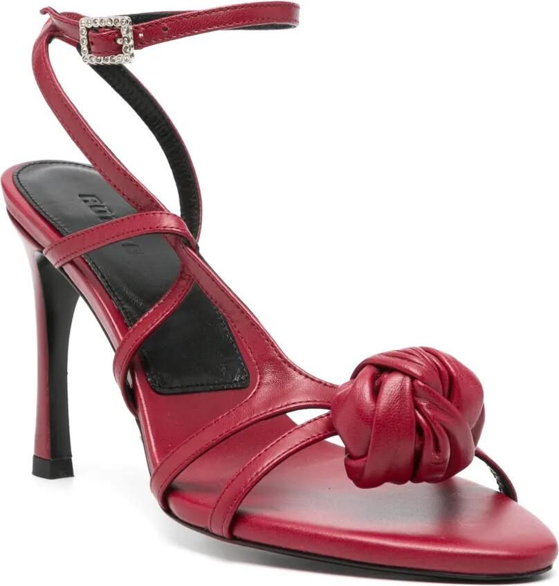 ROTATE BIRGER CHRISTENSEN Sandalen met geknoopt detail Rood - Foto 2