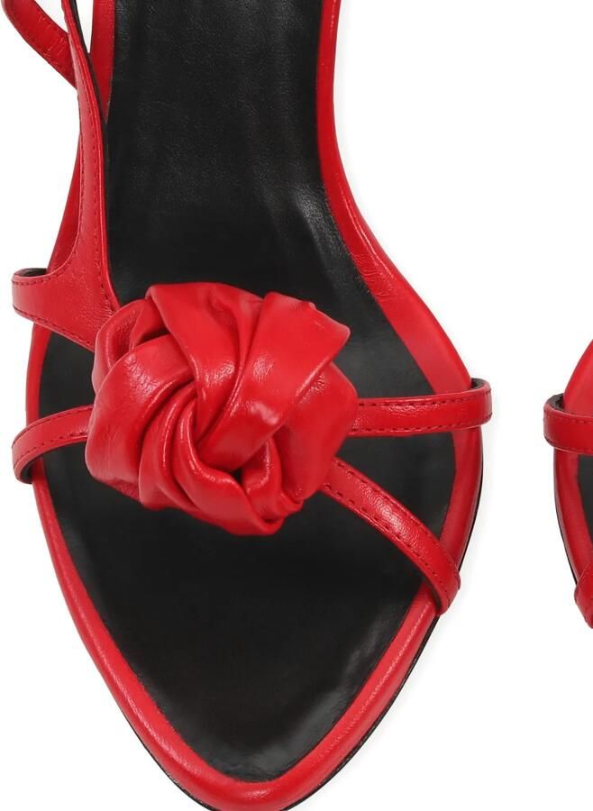 ROTATE BIRGER CHRISTENSEN Sandalen met geknoopt leren bandje Rood - Foto 3