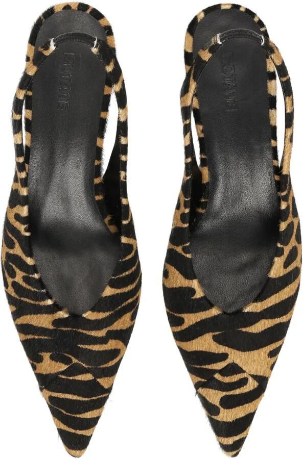 ROTATE BIRGER CHRISTENSEN Slingback pumps met print Beige - Foto 2