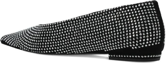 ROTATE BIRGER CHRISTENSEN Verfraaide platte pumps met puntige neus Zwart - Foto 5
