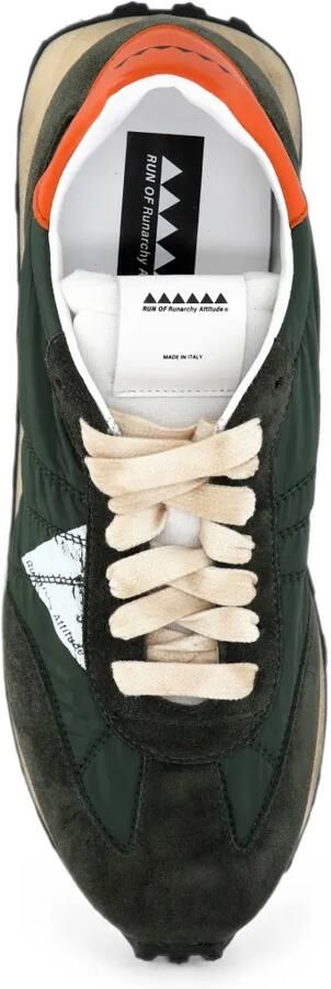 RUN OF Audax sneakers met vlakken Groen