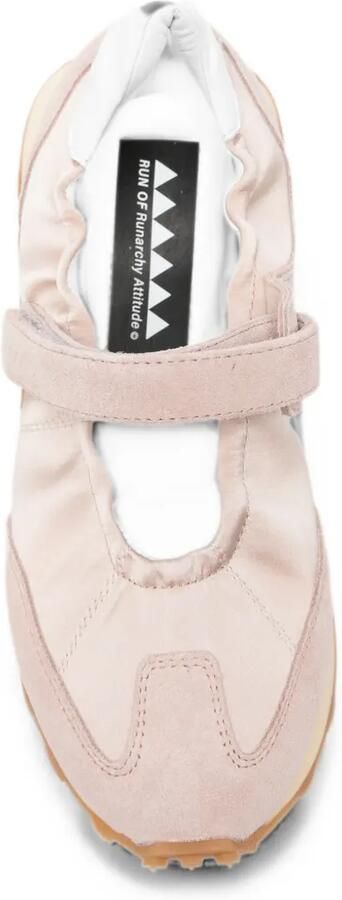 RUN OF Bugia sneakers met klittenband Roze - Foto 4
