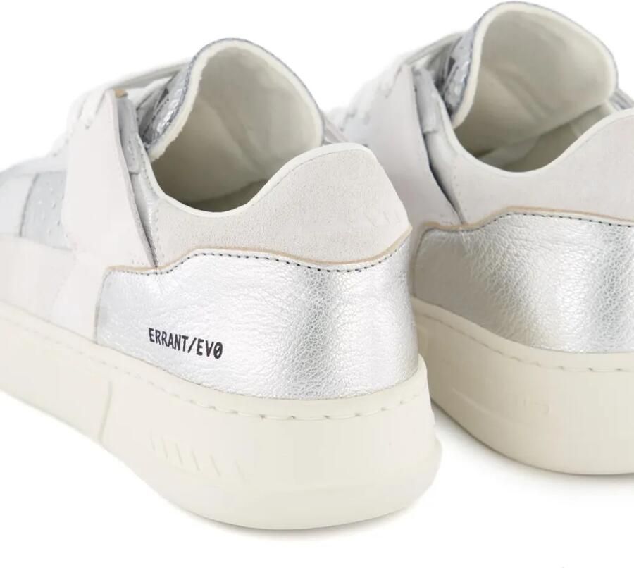 RUN OF Family metallic leren sneakers Wit - Foto 2