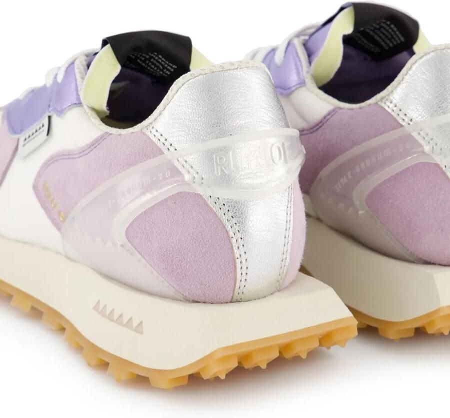 RUN OF Metallic sneakers Paars - Foto 2