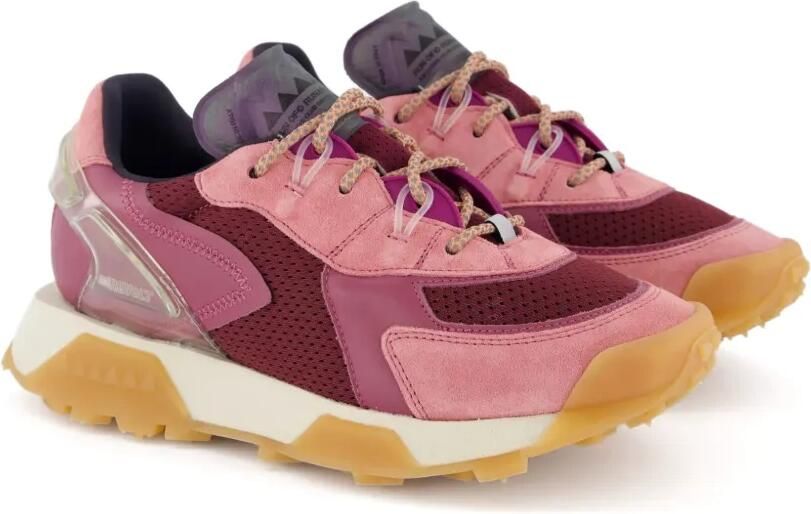 RUN OF Revolt sneakers met vlakken Roze - Foto 4