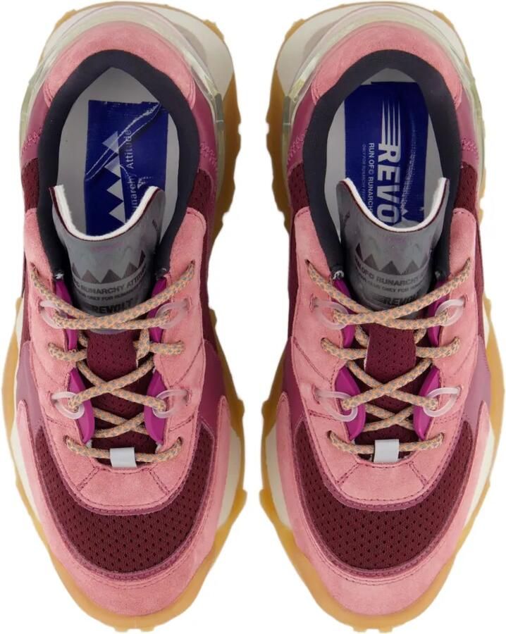RUN OF Revolt sneakers met vlakken Roze - Foto 3