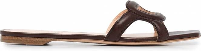 Rupert Sanderson Picaroon uitgesneden sandalen Bruin