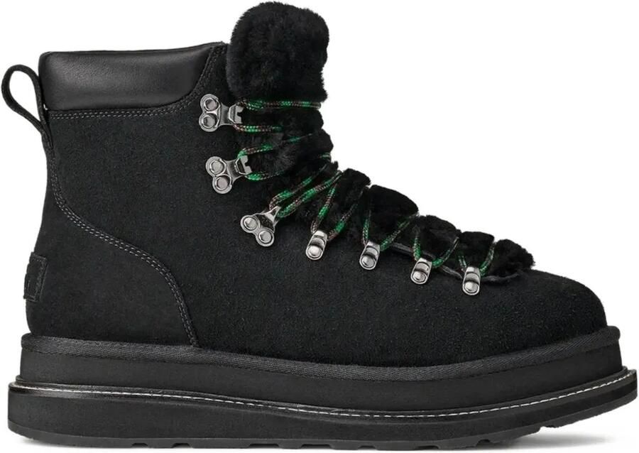 Sacai x UGG sneakers met afwerking van bont Zwart
